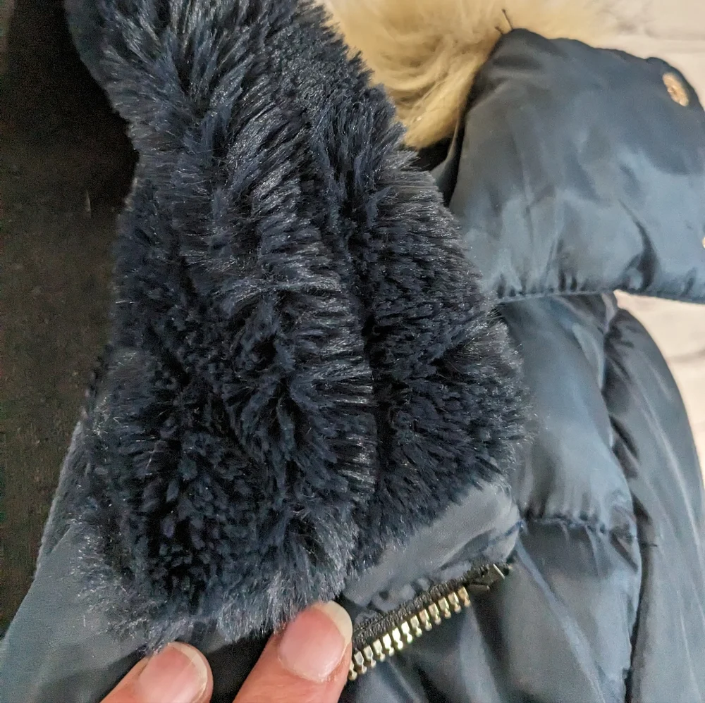 Snobbish Navy Blue puffer jacket - Picture 4 of 8